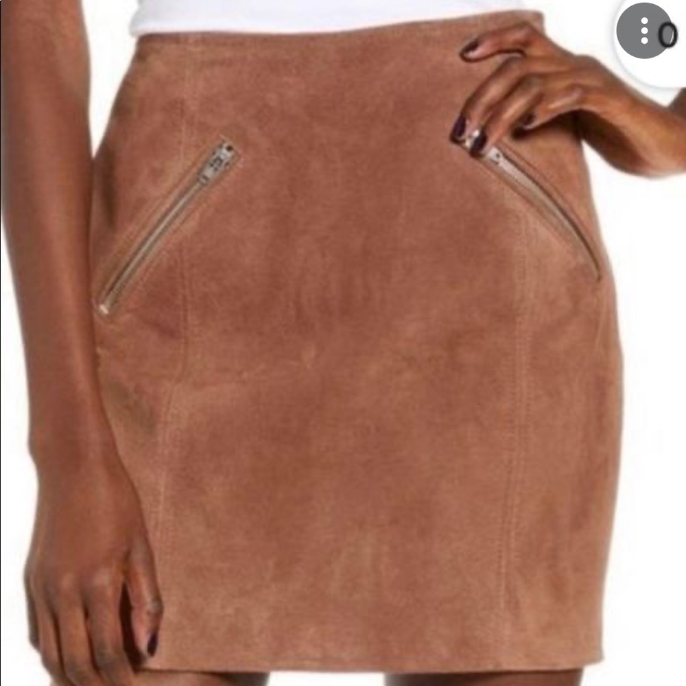 BlankNYC suede skirt in coffee bean size 25. Worn once - Picture 2 of 10